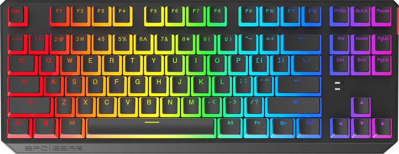 Tastierë SPC Gear GK630K Pudding Kailh Brown RGB (SPG060)