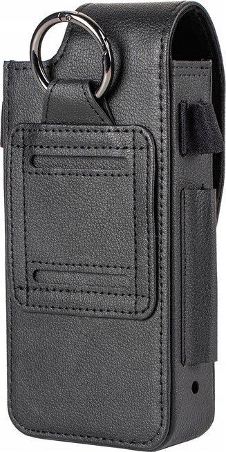 Këllëf me kapëse Ulefone Armor, për Armor 26, lëkurë, i zi