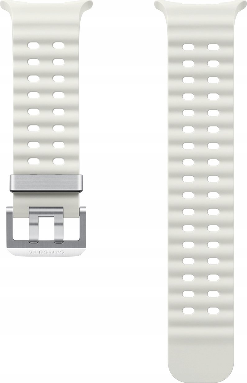 Rrip ore Samsung Marine Band për Galaxy Watch Ultra, titanium, rezistent ndaj ujit, e bardhë rërë