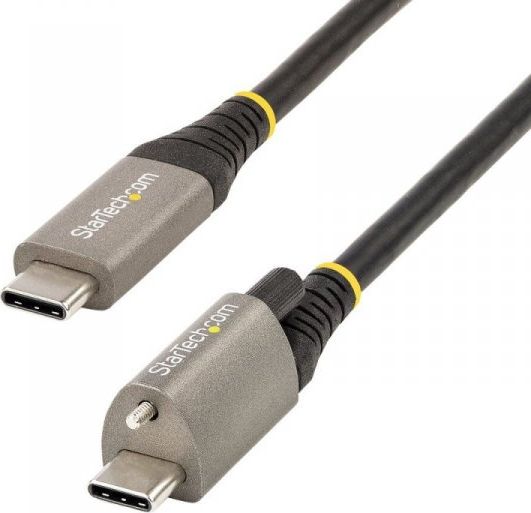 Кабел USB C StarTech.com, 1m, 10Gbps, Power Delivery 100W, црна