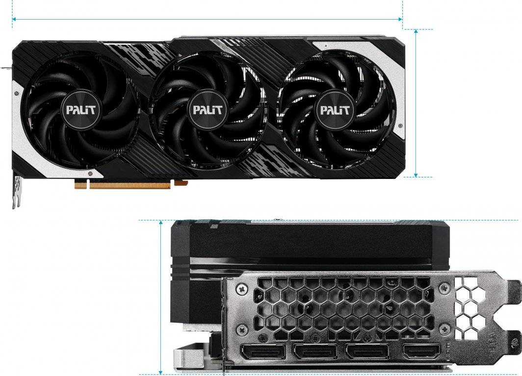 Kartelë grafike Palit GeForce RTX 4070 GamingPro OC, 12GB GDDR6X