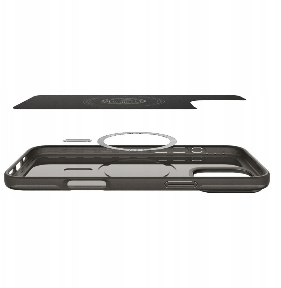 Kapak telefoni Spigen Thin Fit MagSafe, për iPhone 17 Pro Max, gunmetal gri