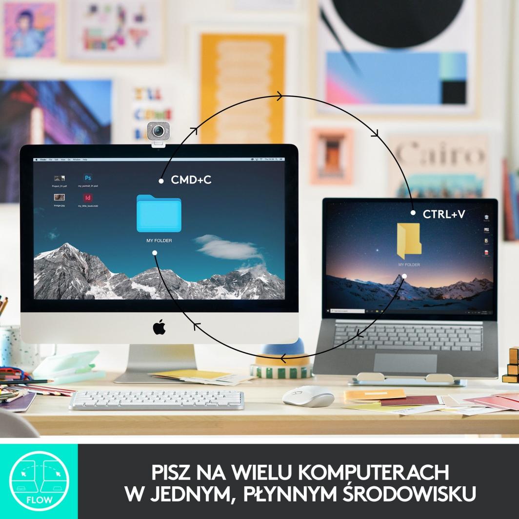 Tastierë Logitech MX Keys Mini (920-010498), US, pa kabllo, e hirtë
