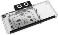 Bllok uji GPU Alphacool WAK Core RX 9070 XT Mercury, me backplate, aRGB, transparant