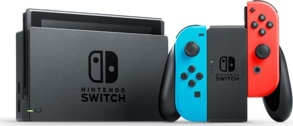 Konzolë Nintendo Switch V2, e kuqe/ kaltër