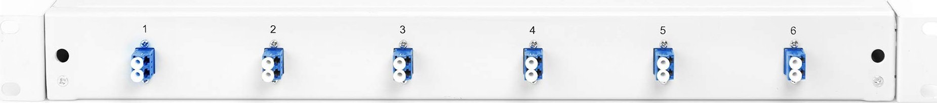 Kuti shpërndarëse fibër optike Digitus, 1U rack, 6 porta LC OS2, gri