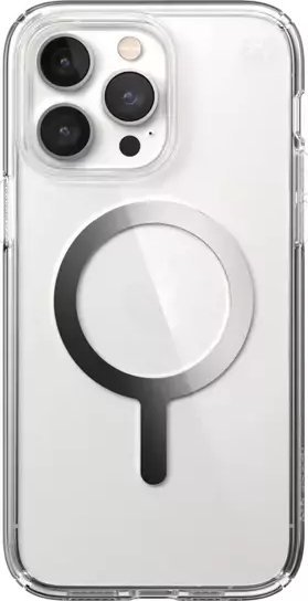 Mbulesë mbrojtëse Speck Presidio Perfect-Clear MagSafe, për iPhone 14 Pro Max, transparente e bardhë