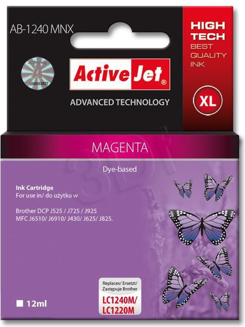 Ngjyrë për printer Activejet AB-1240MNX / LC-1240M, magenta