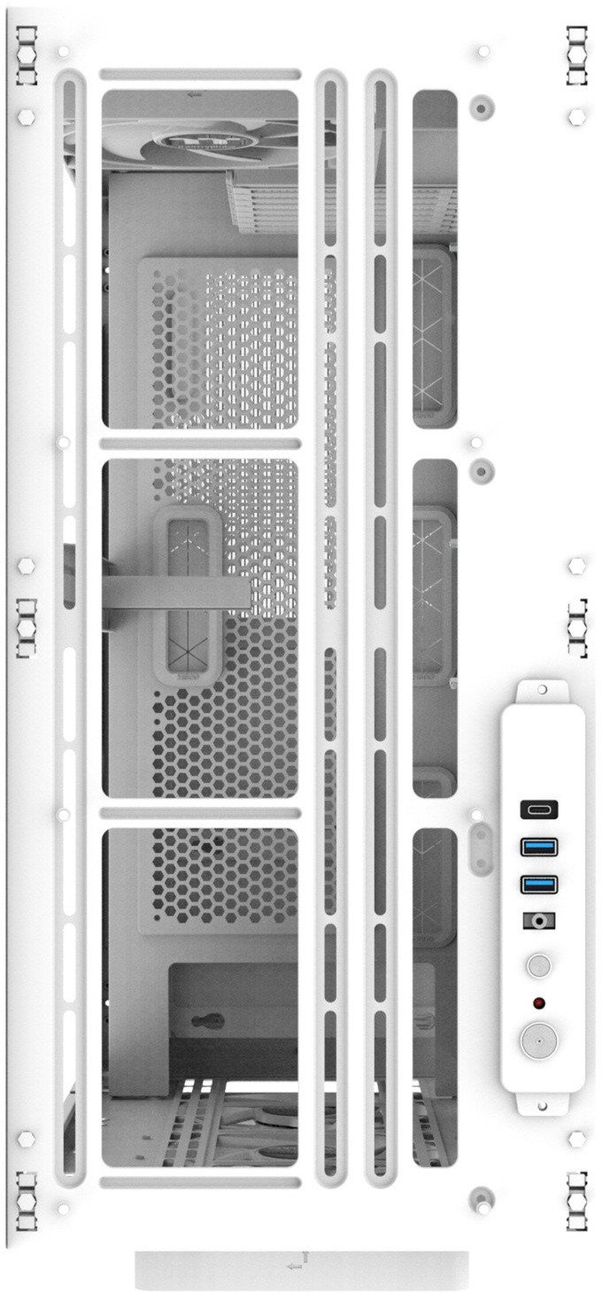 Kuti kompjuteri Thermaltake AX500 Full Tower, ATX, Snow White, e bardhë