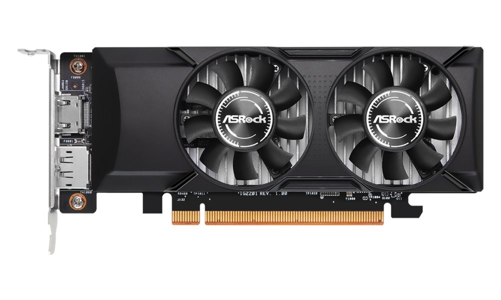 Kartelë grafike ASRock Arc A380 Low Profile, 6GB GDDR6, e zezë