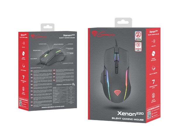 Maus Natec XENON 220, Gaming, USB, i zi