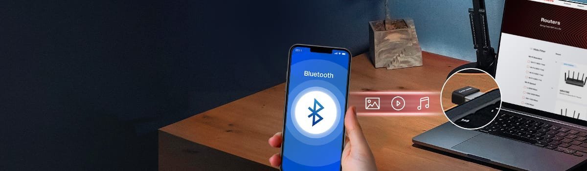 Adapter Bluetooth Mercusys MA530, USB Nano, Bluetooth 5.3, i zi