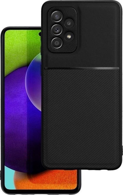 Futrollë Forcell NOBLE për Samsung S22 Ultra, TPU, mbrojtje nga goditjet, e zezë