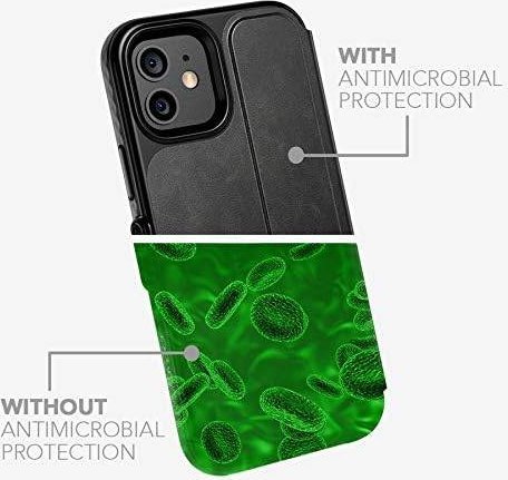 Mbulesë portofol Tech21 Evo për iPhone 12 12 Pro, me xhepa për karta, e zezë