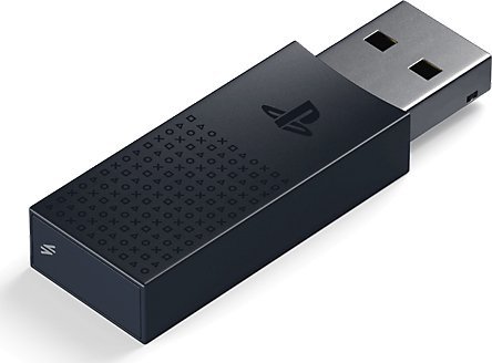 Adapter USB Sony PlayStation 5 Link, për kufje wireless PULSE, i zi argjendtë