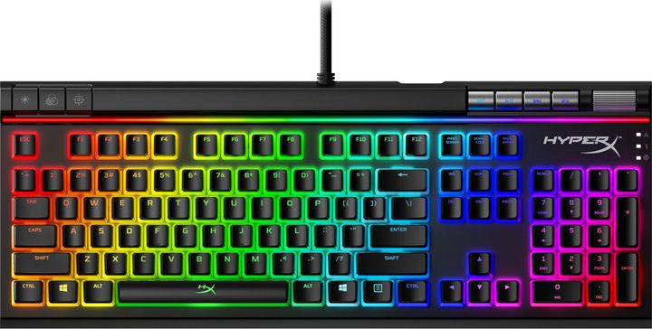 Tastierë HyperX Alloy Elite II RGB (HKBE2X-1X-US/G), e zezë