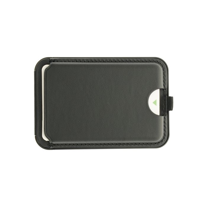 Dviced Leather MagSafe Foldable Cardholder And Stand, Black