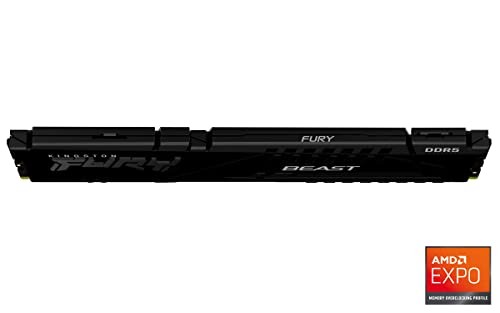 Меморија RAM Kingston FURY Beast, 64GB DDR5, 5600MHz, црна