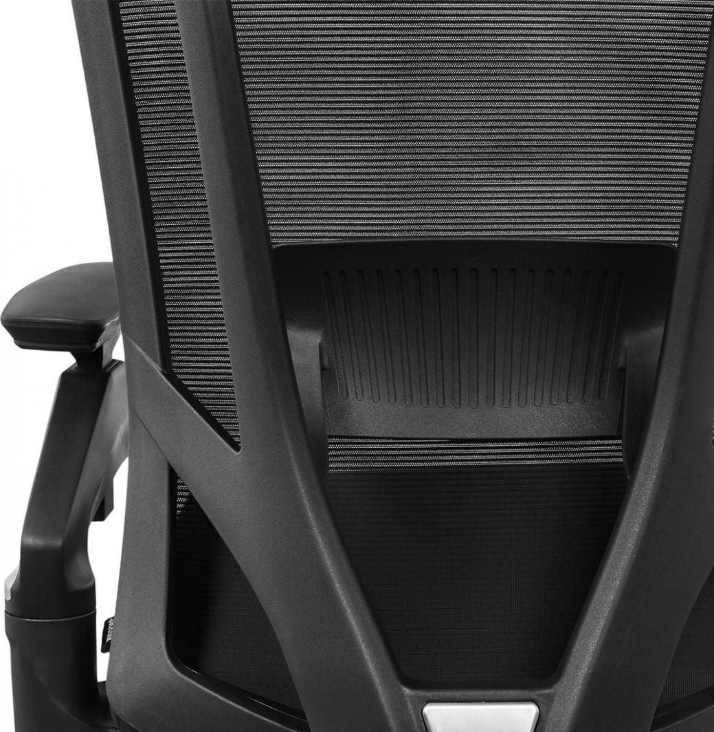 Karrige për zyrë Spacetronik GERD, e zezë