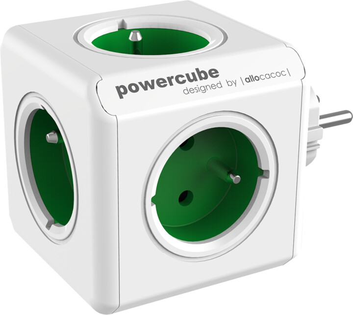 Штекер PowerCube ORIGINAL сплитер-5, зелен
