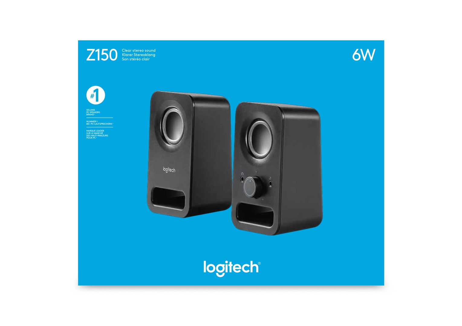 Altoparlantë Logitech Z150 Multimedia, të zeza