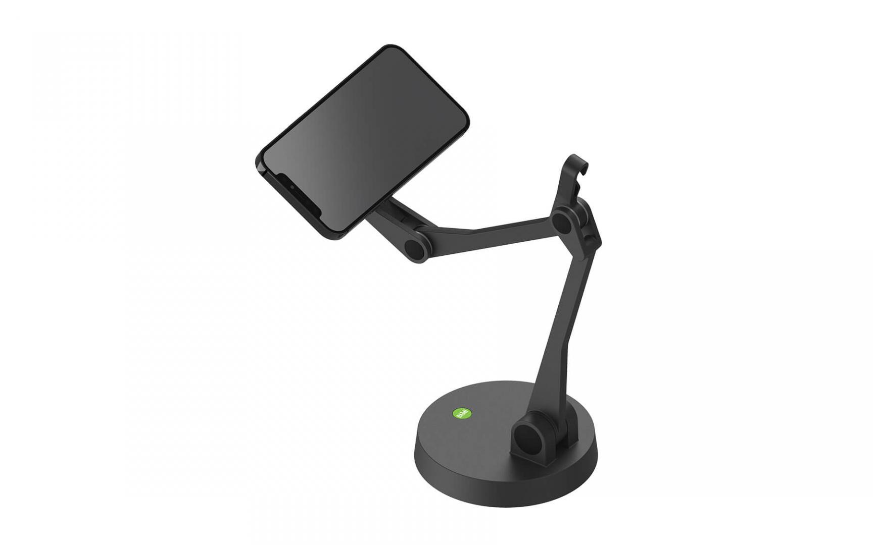 Mbajtës telefonash IPEVO 5-905-2-01-00, magnetik, krah i rregullueshëm, i zi