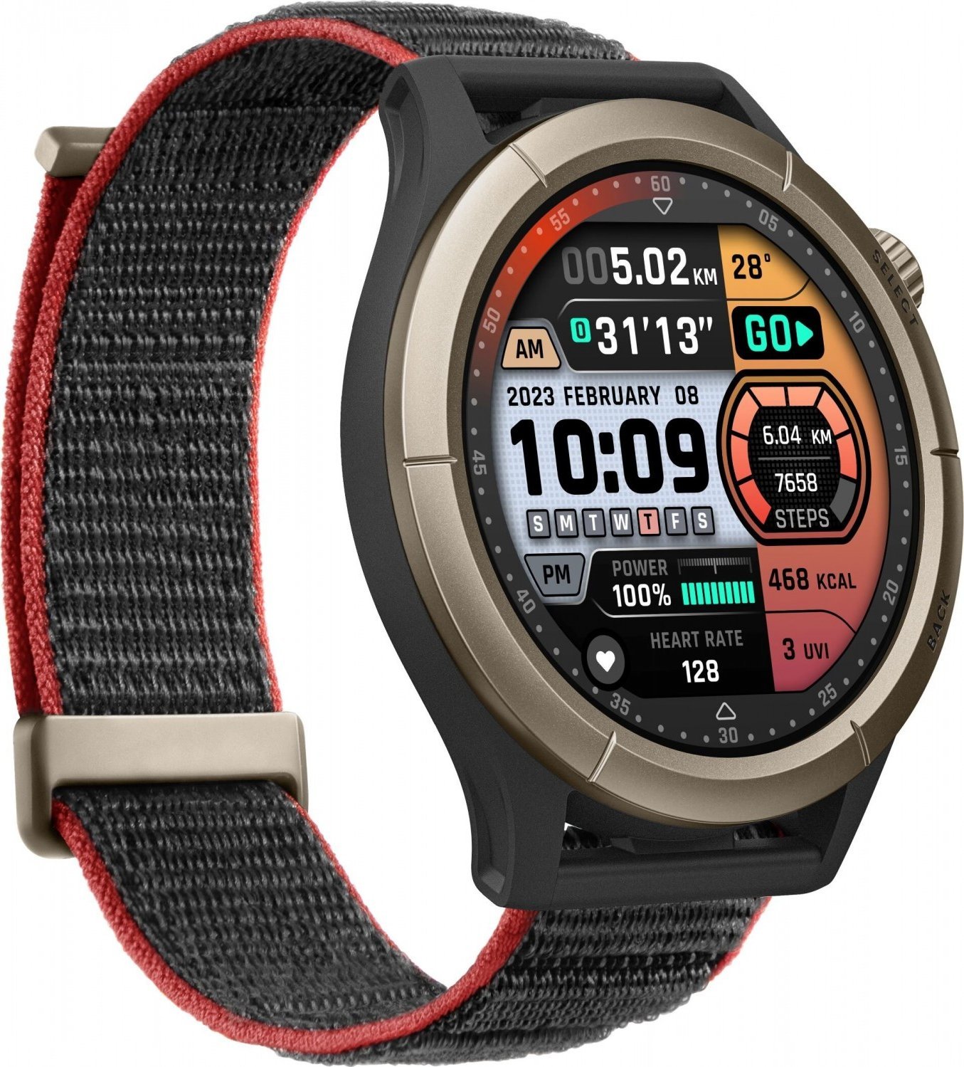 Ora inteligjente Amazfit Cheetah Pro Run Track, GPS, 47mm, e zezë