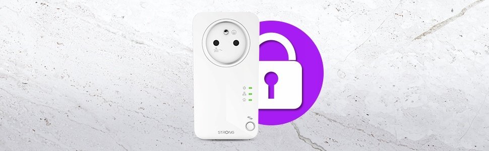 Adapter powerline Strong Powerline 600 Kit, 600Mb, set me 2 copë, i bardhë