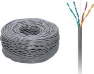 Kabllo rrjeti CABLETECH UTP Cat5e, bakri, 305m, gri