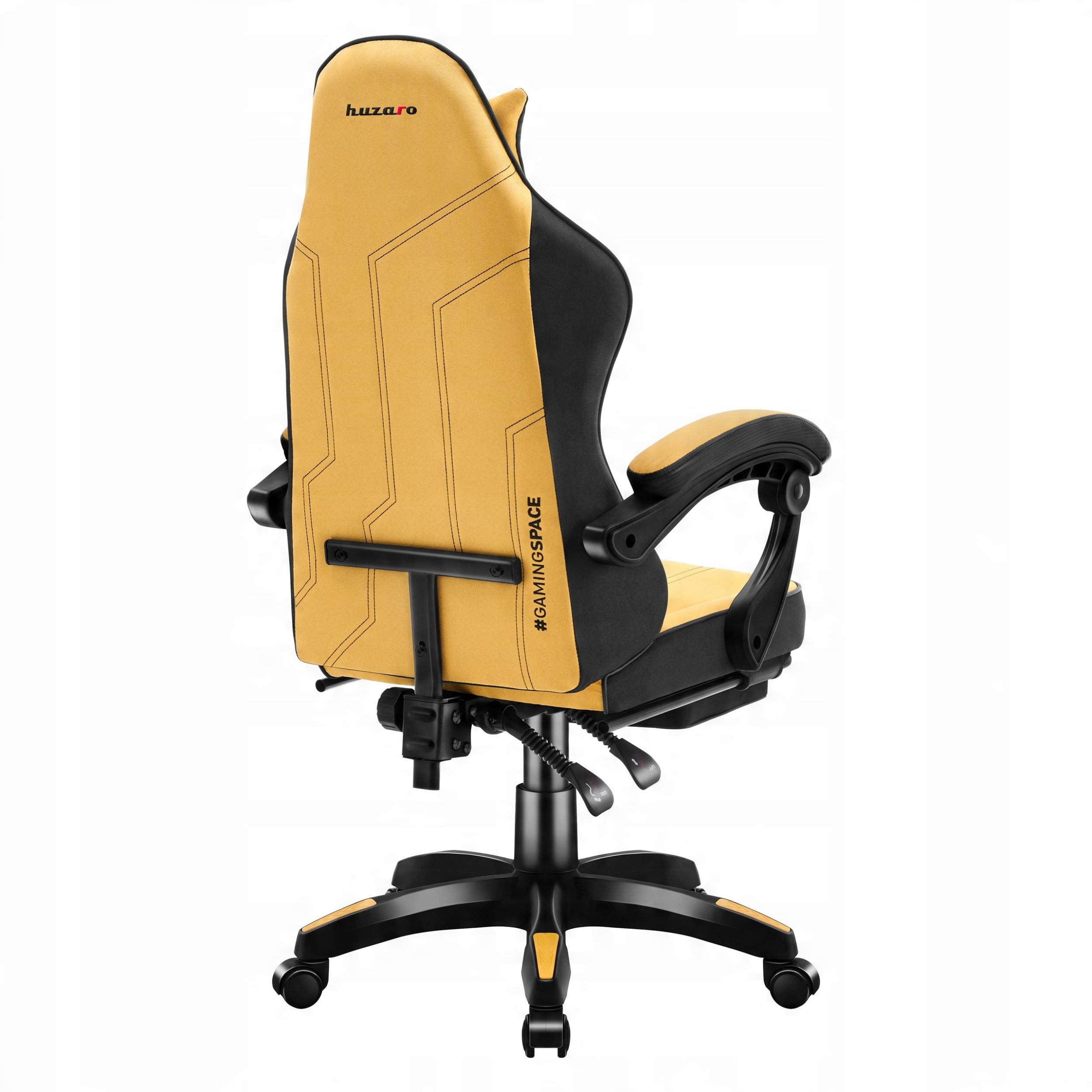 Karrige gaming Huzaro Force 3.7, mekanizëm SeatRest, e verdhë