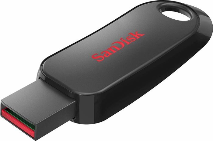 USB SanDisk Cruzer Snap, 64GB, USB 2.0, e zezë