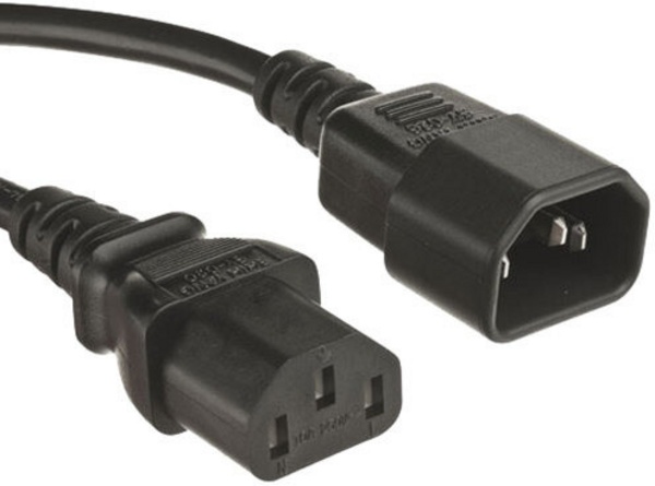 Kabllo Eaton ePDU, 4xIEC 10A, C13 / C14, 0.60m, e zezë