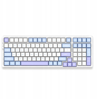 Tastierë mekanike VGN V98 PRO V3, wireless, RGB, blu e çelët