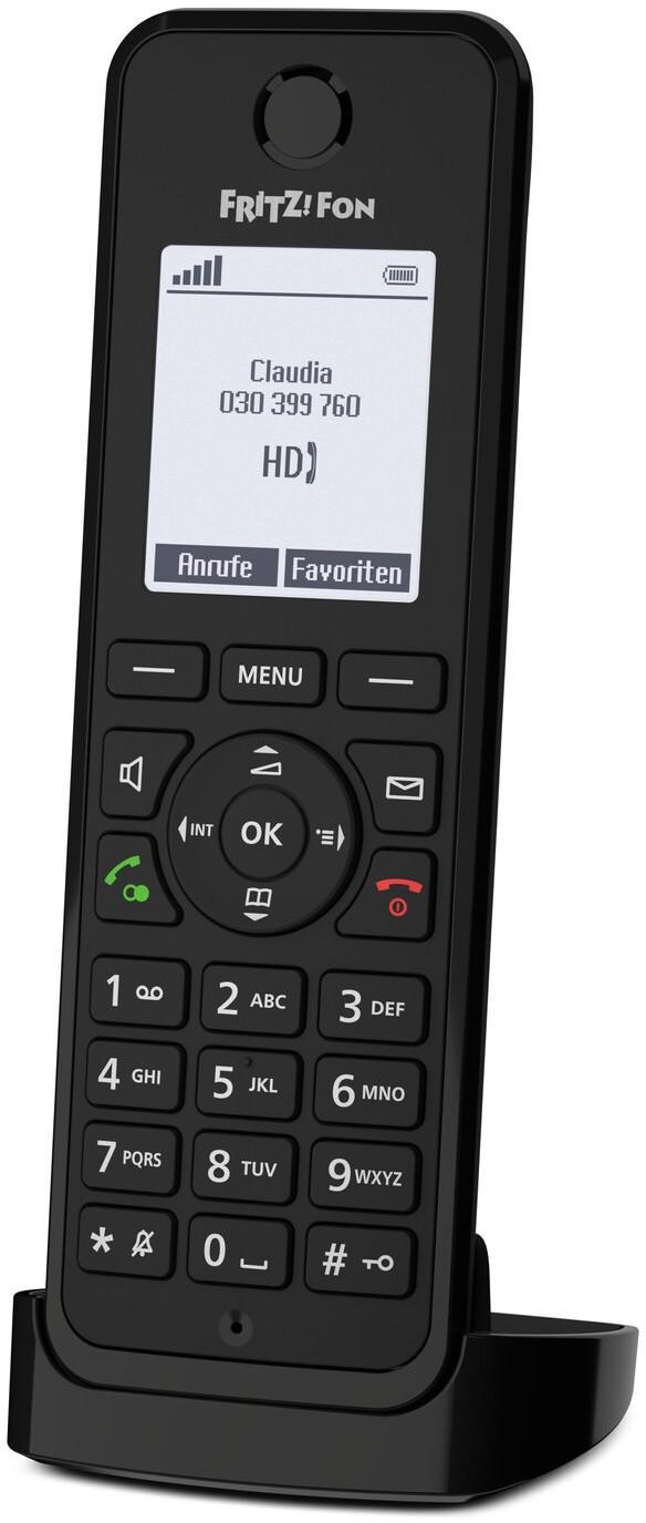 Telefoni pa tel AVM FRITZFon M3, DECT, aparat shtesë, i zi
