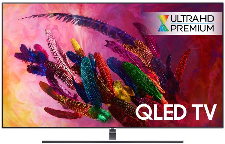 Televizor Samsung QE55Q7FN, 55" (139cm), 4K UHD, i zi / argjendtë