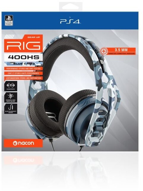 Kufje RIG 400HS, Blue Camo