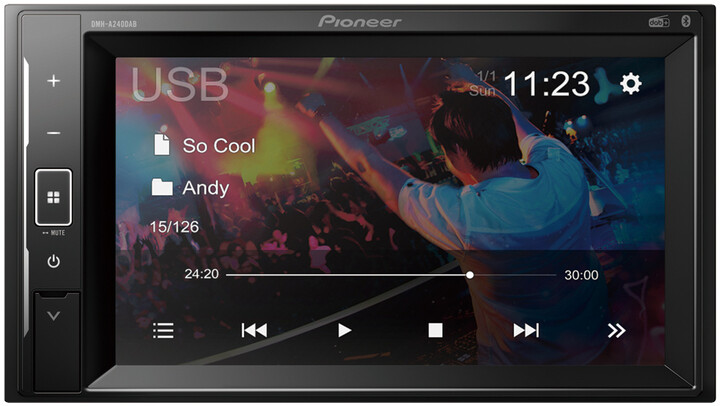 Радио за автомобил Pioneer DMH-A240DAB