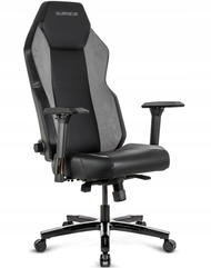 Karrige zyre QUERSUS VAOS.3.2, ergonomike, lëkurë artificiale, titanium gri