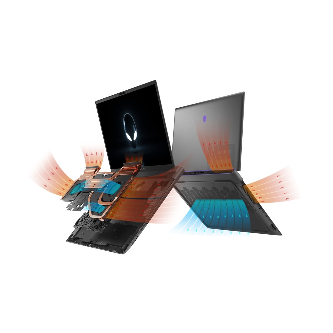 Laptop Alienware m18 r1, 18", Intel i9-13900HX, 64 GB RAM, 2000 GB SSD, NVIDIA GeForce RTX 4080, i zi