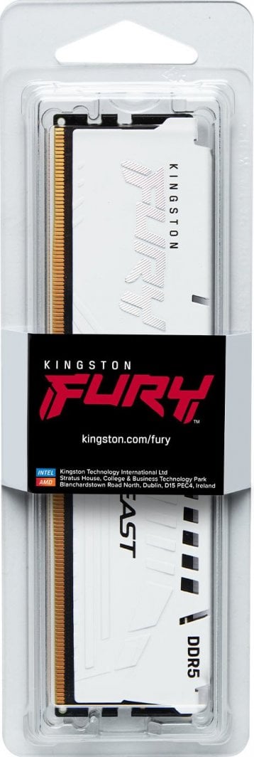 Memorie Kingston Fury Beast, DDR5, 16 GB, 6400 MHz, CL32, KF564C32BWE-16