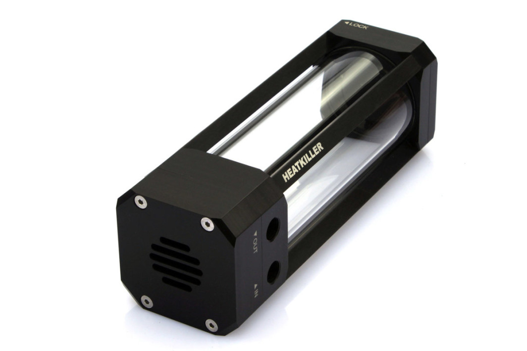 Rezervuar ftohës uji Watercool Heatkiller Tube 100 DDC, kompakt, për pompë DDC, i zi