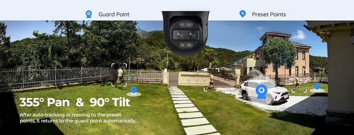 Kamerë e jashtme Reolink Trackmix PoE, 4K, PTZ, e bardhë