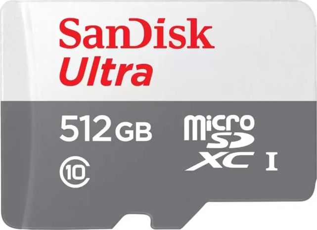 Kartë memorje SanDisk Ultra microSDXC, 512GB, Class 10 UHS-I