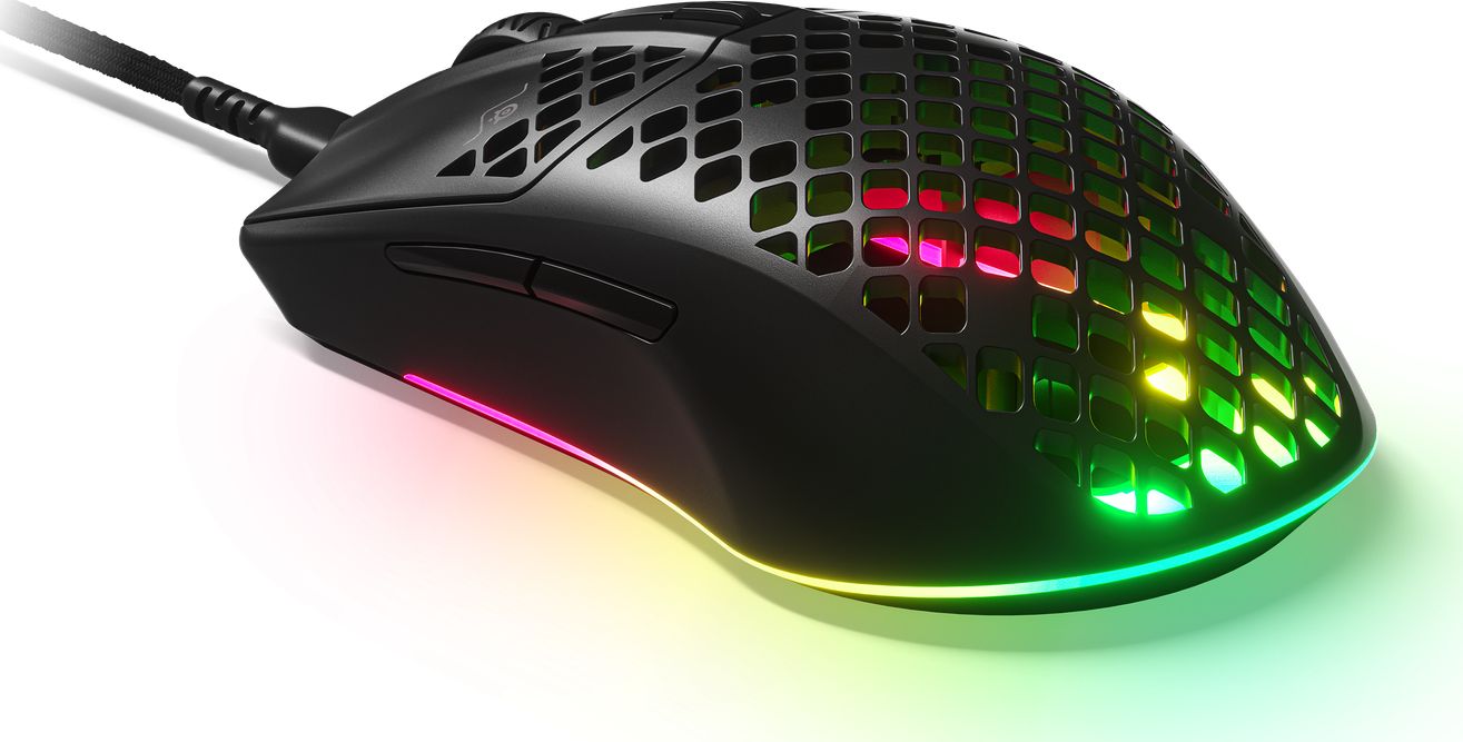 Maus за гејминг SteelSeries Aerox 3, оптички, RGB, црн