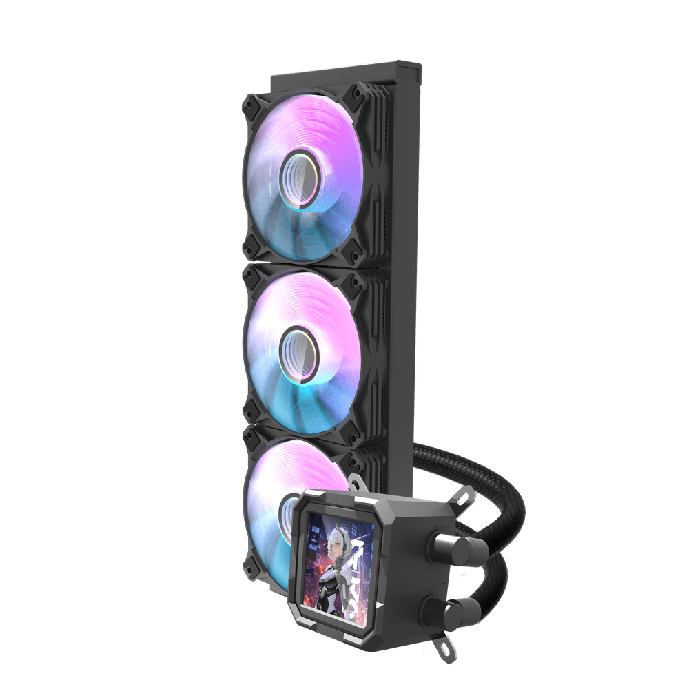 Ftohës Darkflash Liquid Cooler DV360 AIO, 360mm, i zi