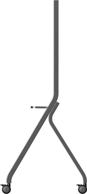 Stendë dyshemeje për monitor Avtek 1MV066, deri 86", me rrota, ngjyrë e zezë