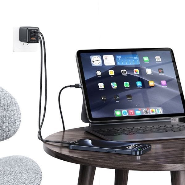 Kabllo USB C në USB C Usams SJ724, 1.2m, 60W, e zezë