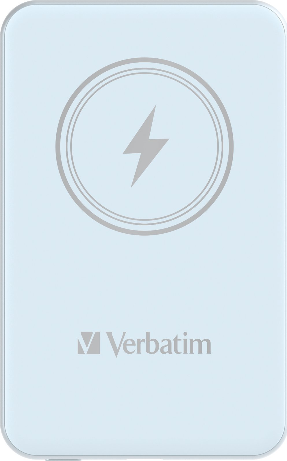 Power bank Verbatim Charge n Go, 5000mAh, karikim magnetik wireless, blu