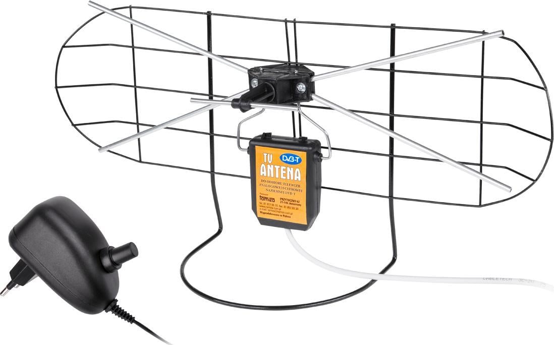 Antenë e brendshme TV Tamiza TAP-02, 30 dB, e zezë