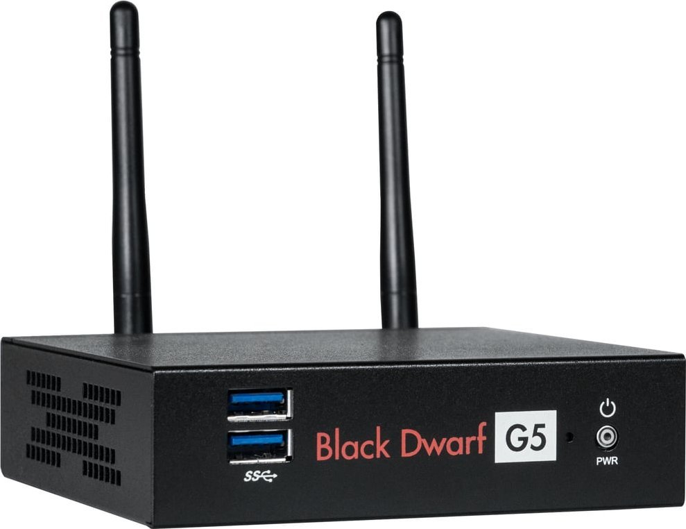 Firewall hardware Securepoint Black Dwarf VPN as a Service 1.8, Wi-Fi dual band, për 10 përdorues, i zi